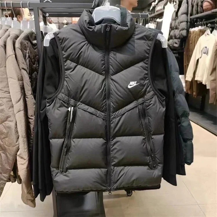 Nike NK down jacket vest new style windproof sleeveless vest for men and women